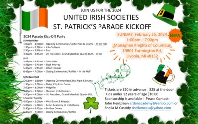 St. Patrick’s Parade Kickoff Party