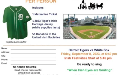Tiger Irish Heritage Night 9/8